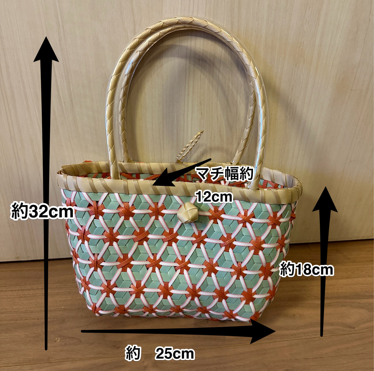 フラワーライクベトナムのカゴバック