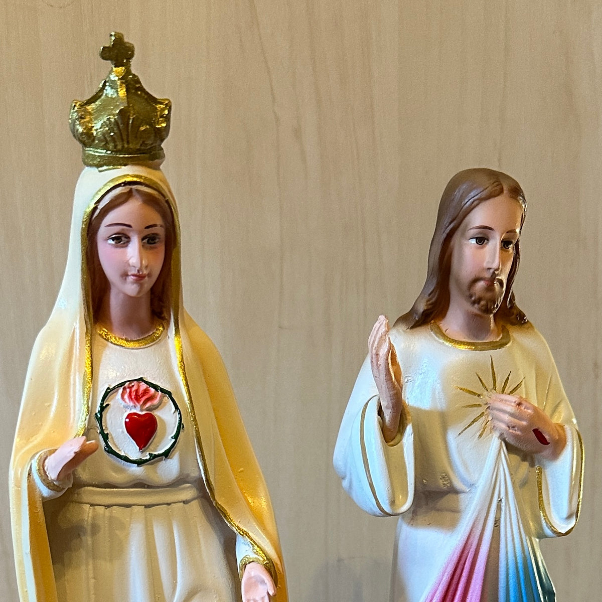 イエス・キリストと聖母マリアの聖像