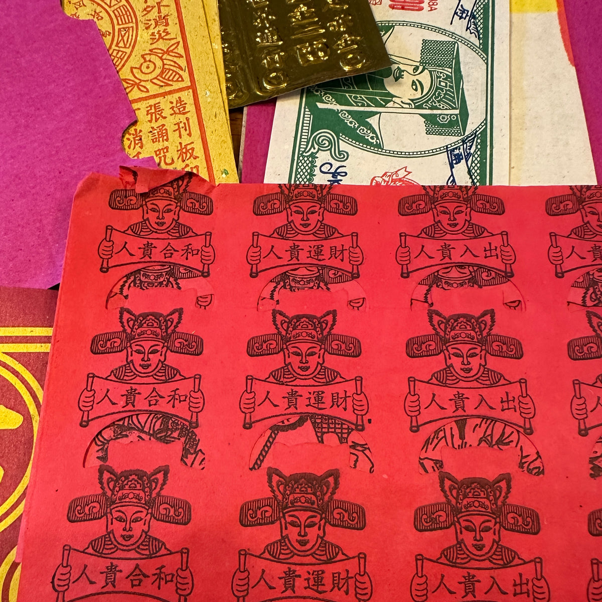ベトナムの伝統の冥銭5セット（5回分）